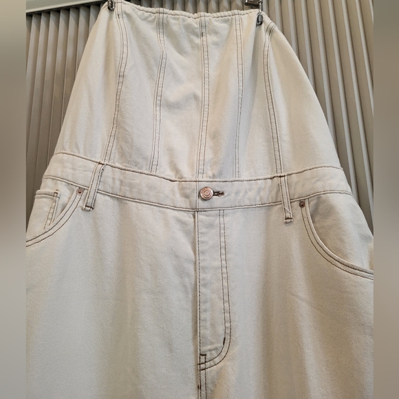 NWT Wild Fable Strapless Cargo Jumpsuit - Picture 6 of 8